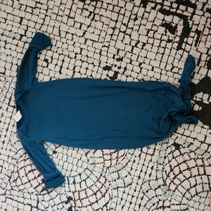 Kate Quinn lapneck knotted gown